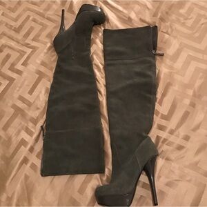 Steve Madden Over-the-Knee Boots in Gray Color.